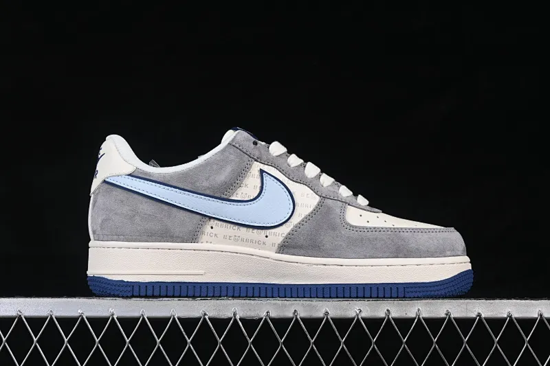 All categories Nk Air Force 1 Air Force series Nk Air Force 1 Low Air Force low top Nike Air Force 1'07 Low Violent Bear joint white blue gray suede Air Force 1 low top casual sneakers XD9314-610